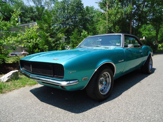 1968 Camaro Rally Sport 327 Numbers Matching Documented Car 1968 Chevrolet Camaro Rally Sport