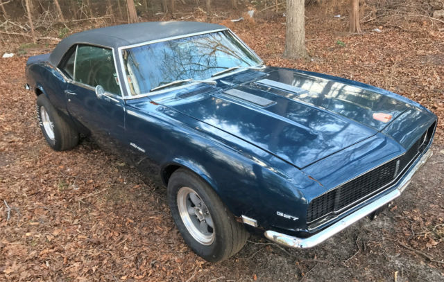 1968 CAMARO RS # MATCHING 327 RALLLY SPORT PROJECT SSBC PDB RUNS DRIVES NR NJ 1968 Chevrolet Camaro RS RALLY SPORT # MATCHING 327 RUNS DRIVES