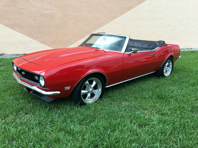 1968 CAMARO SS 396 CONVERIBLE 4 SPEED AIR CONDITIONING ALSO HAVE A 1969 1968 Chevrolet Camaro SS