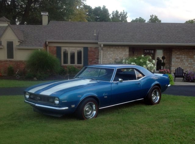 1968 Camaro SS 396 - factory 4 Speed, Lemans Blue with Blue Interior 1968 Chevrolet Camaro