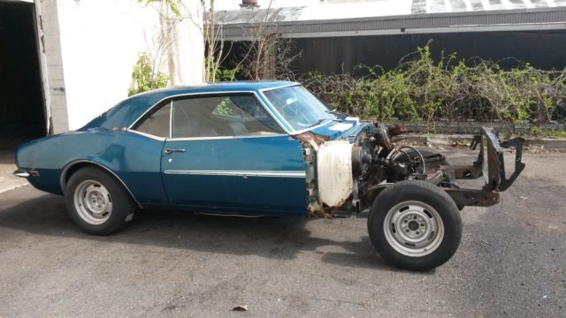 1968 Camaro SS CLONE RS project car 327 275hp 400 TRANSMISSON 1968 Chevrolet Camaro