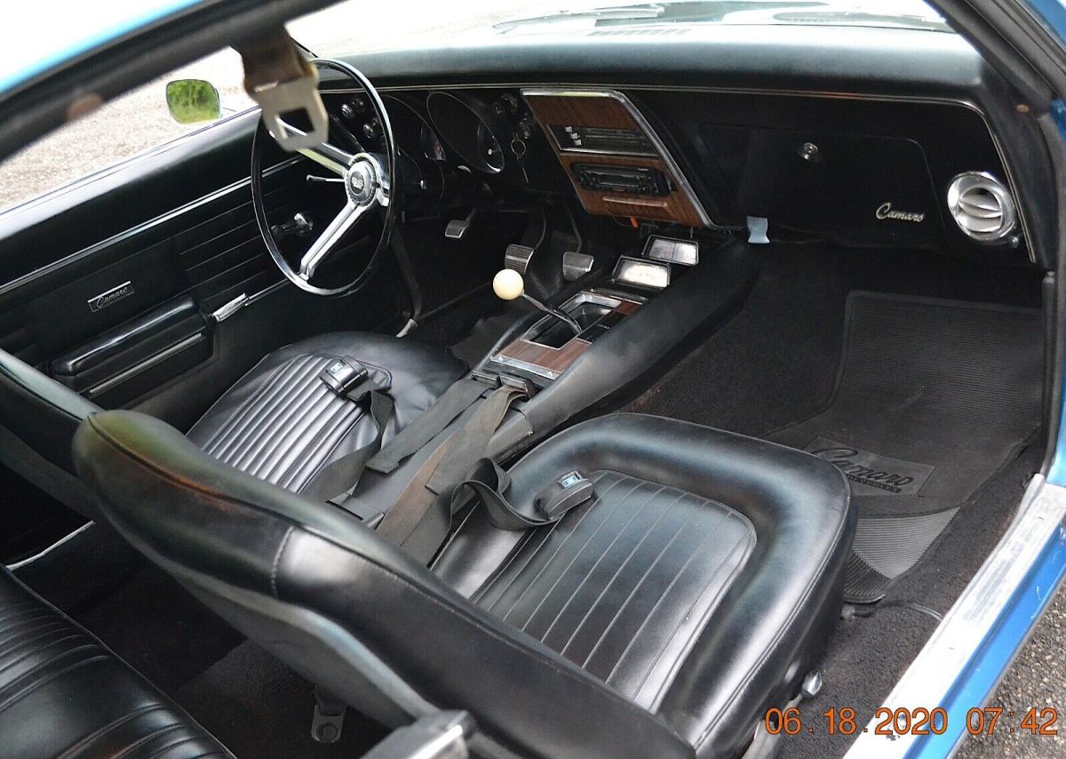 1968 Chevrolet Camaro 302DZ 4SPD 12 BOLT PS PDB TACH & GAUGES BUCKETS - photo 12