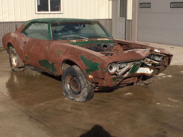 1968 Camaro Z/28 302 Numbers Matching Protect-O-Plate Rallye Green 1968 Chevrolet Camaro Z/28