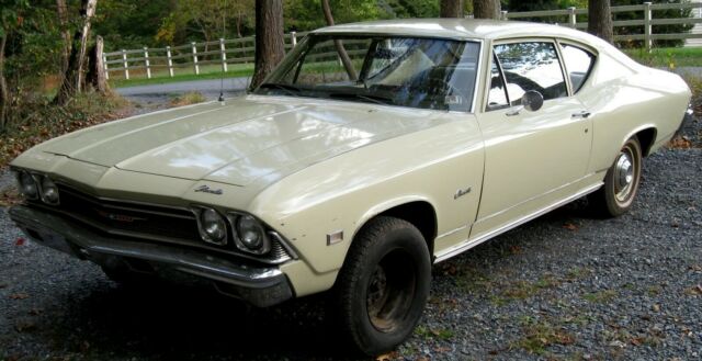 1968 Chevelle 3000 Deluxe Coupe,Yellow/Ivy Gold Int.350,Rebuilt Auto,PS,PDB.52k 1968 Chevrolet Chevelle Coupe 300 Deluxe