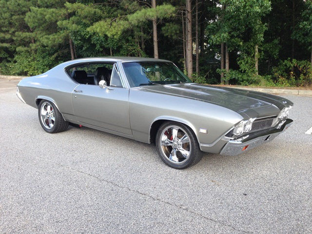 1968 Chevelle 496ci 600hp Stroker TH400 4W-PDisc Vintage AC Pro Street Resto-Mod 1968 Chevrolet Chevelle Pro-Street Resto-Mod Muscle Car