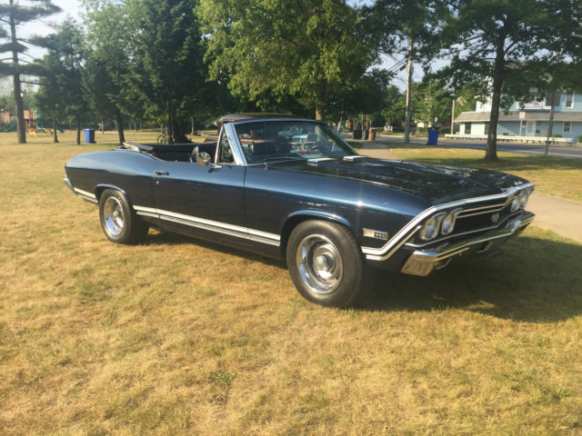 1968 CHEVELLE SS CONVERTIBLE 138 TRUE SUPER SPORT 396 AUTO 12 BOLT P/T PS PDB 68 1968 Chevrolet Chevelle 1968 CHEVELLE SS CONV 138 396 400 12 BOLT