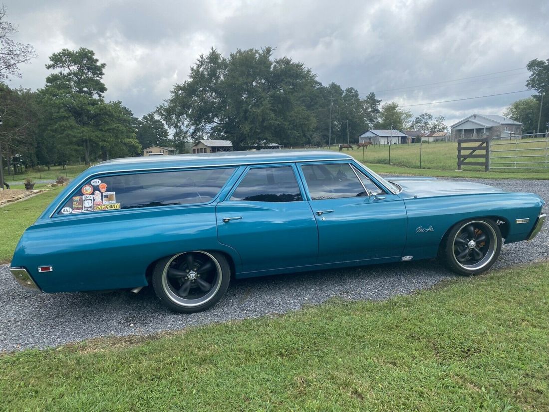1968 Chevrolet Bel Air Wagon LS 6.2 Restomod Blue RWD Automatic LS Swapped 1968 Chevrolet Bel Air