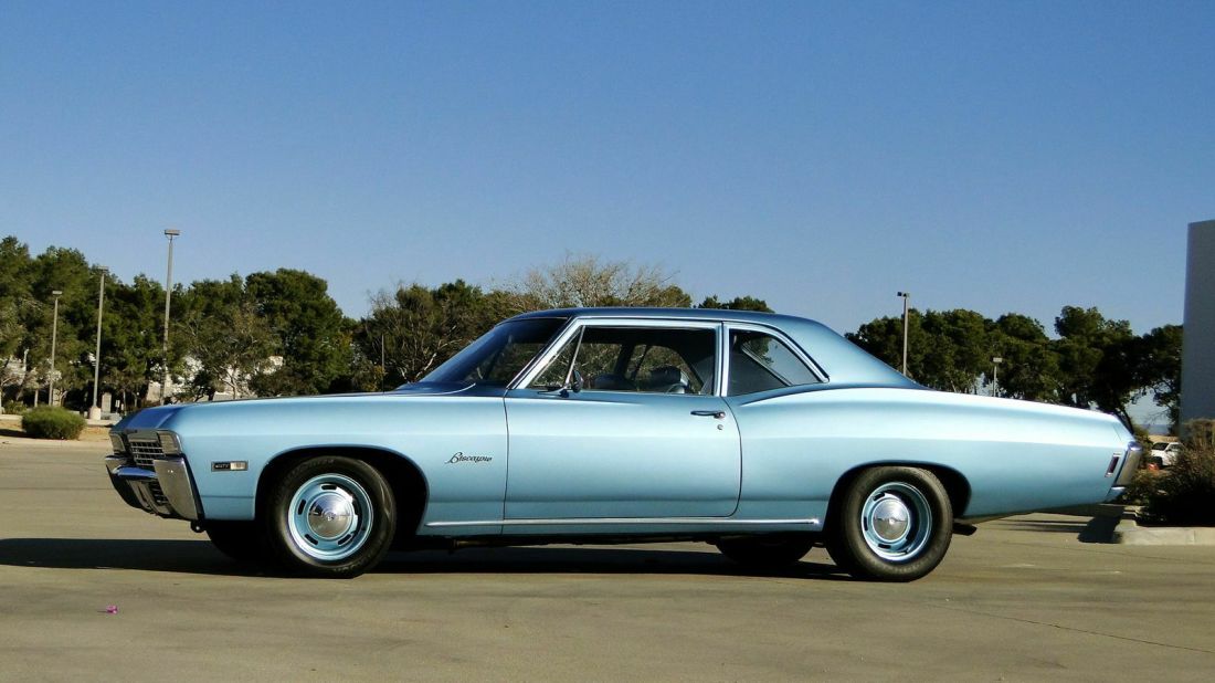 1968 CHEVROLET BISCAYNE L-72 427/425hp 4 SPEED GROTTO BLUE, AMAZING RESTORATION! 1968 Chevrolet Bel Air/150/210 FREE ENCLOSED SHIPPING WITH "BUY IT NOW"