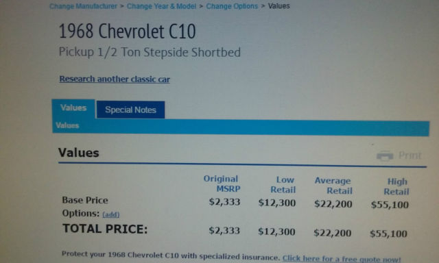 1968 Chevrolet C-10 Base - photo 3