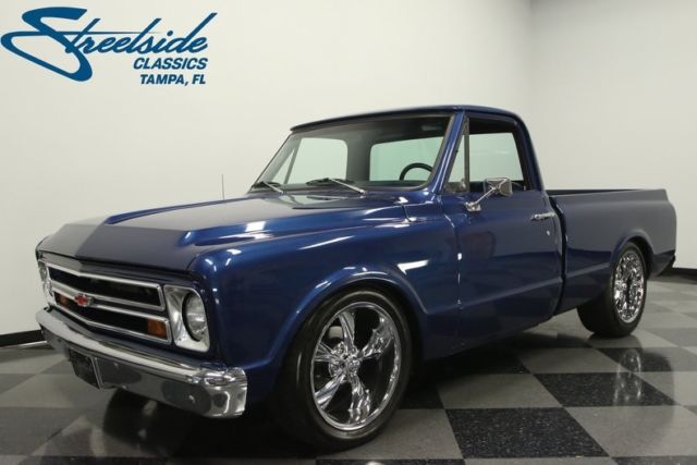 1968 Chevrolet C10 454 73749 Miles Blue Pickup Truck 454 V8 3 Speed Automatic 1968 Chevrolet C-10 454