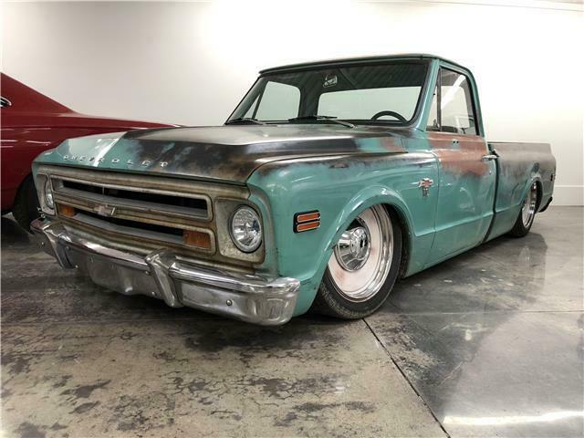 1968 Chevrolet C10 6.0l LS Swap Ridetech Air Ride Mobsteel True Patina 1968 Chevrolet C-10 Air Ride