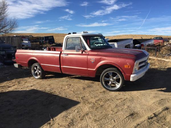 1968 chevrolet c10 pickup FROM WYOMING NO RUST 20 INCH RIMS 327 V8 RUNS GREAT 1968 Chevrolet C-10