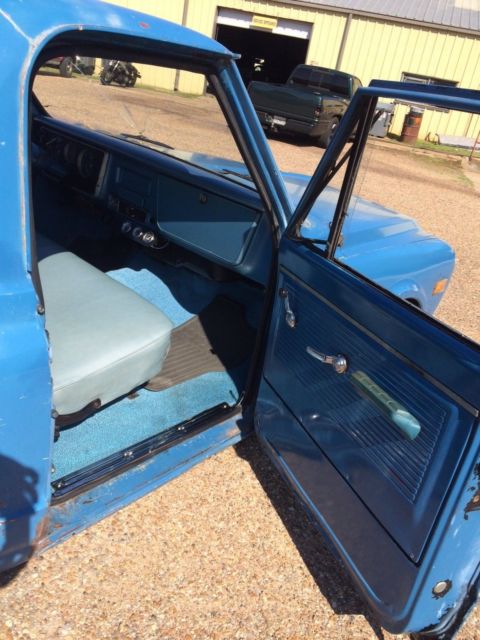 1968 Chevrolet C-10 bagged body dropped patina'd short bed shop truck - photo 10