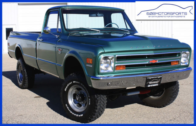 1968 Chevrolet C20 4x4 Manual 4X4 V8 350CI Gasoline 1968 Chevrolet Other Pickups 4x4