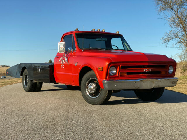1968 Chevrolet C30 C30 366ci, 4 speed Car Hauler with Winch, Red - photo 2