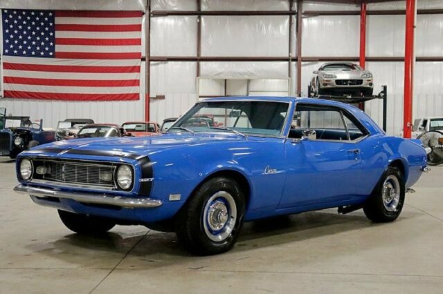 1968 Chevrolet Camaro 31878 Miles Laguna Seca Blue Coupe V8 4-Speed Manual 1968 Chevrolet Camaro
