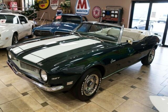 1968 Chevrolet Camaro 327 9999 Miles British Green 1968 Chevrolet Camaro 327