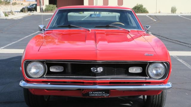 1968 Chevrolet Camaro 350 V8 CALIFORNIA CAR! RUST FREE! VIPER RED! P/S! - photo 3