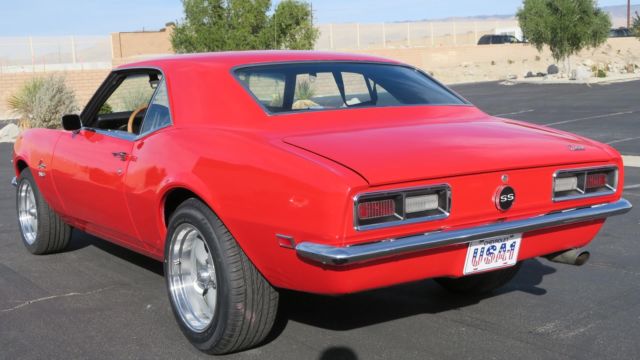 1968 Chevrolet Camaro 350 V8 CALIFORNIA CAR! RUST FREE! VIPER RED! P/S! - photo 5