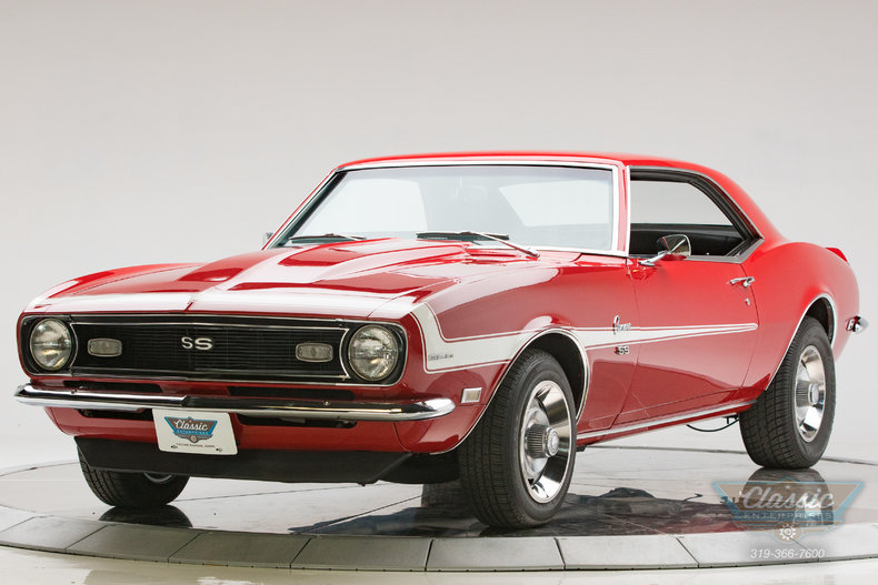 1968 Chevrolet Camaro 350 V8 Muncie 4 Speed Posi SS Badges 1968 Chevrolet Camaro V8 4 Speed