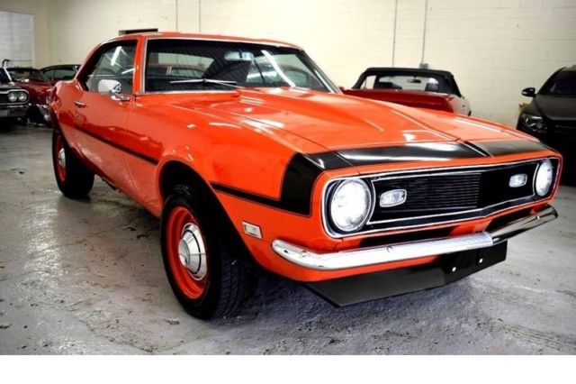 1968 Chevrolet Camaro 396 Big Block V8 5,063 Miles Orange Coupe V8 5.7L Automati 1968 Chevrolet Camaro 396 Big Block V8