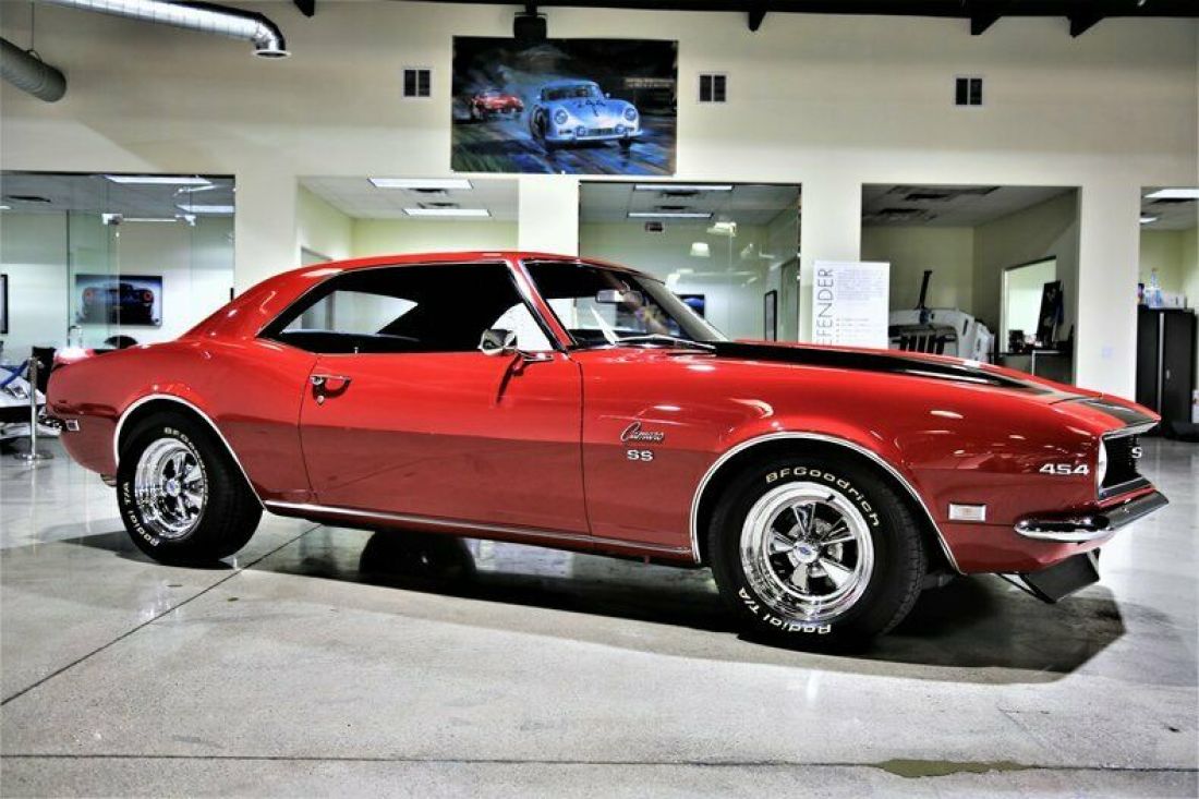 1968 Chevrolet Camaro 6758 Miles Red Coupe 454 V8 Automatic 1968 Chevrolet Camaro