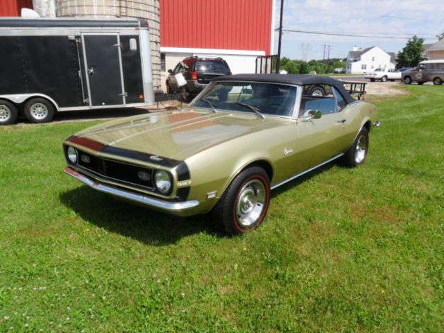 1968 Chevrolet Camaro Base Convertible Classic 405 Motors 1968 Chevrolet Camaro