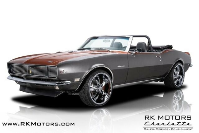 1968 Chevrolet Camaro Charcoal Gray & Root Beer Convertible LS3 6.2L V8 6 Speed 1968 Chevrolet Camaro --