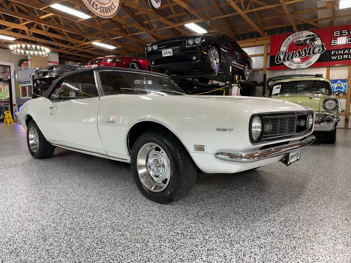 1968 Chevrolet Camaro Convertible #'s Matching 327 - Ermine White 1968 Chevrolet Camaro Convertible #'s Matching 327 Auto - Ermine White