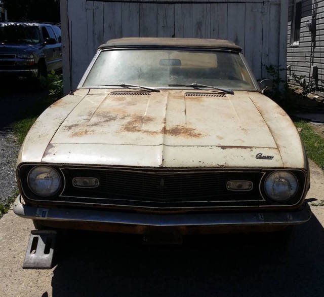 1968 Chevrolet Camaro Convertible Barn Find 1 Owner 36K Miles Original Paperwork - photo 3