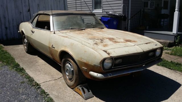 1968 Chevrolet Camaro Convertible Barn Find 1 Owner 36K Miles Original Paperwork - photo 4