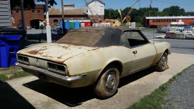 1968 Chevrolet Camaro Convertible Barn Find 1 Owner 36K Miles Original Paperwork - photo 6
