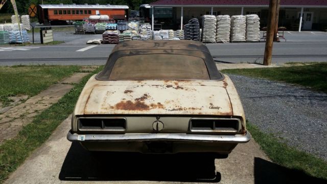 1968 Chevrolet Camaro Convertible Barn Find 1 Owner 36K Miles Original Paperwork - photo 7