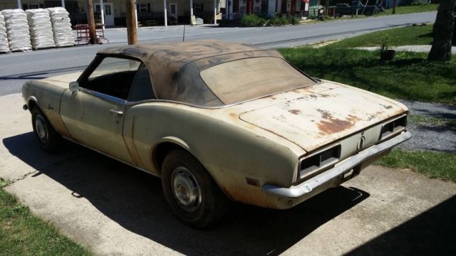 1968 Chevrolet Camaro Convertible Barn Find 1 Owner 36K Miles Original Paperwork - photo 8