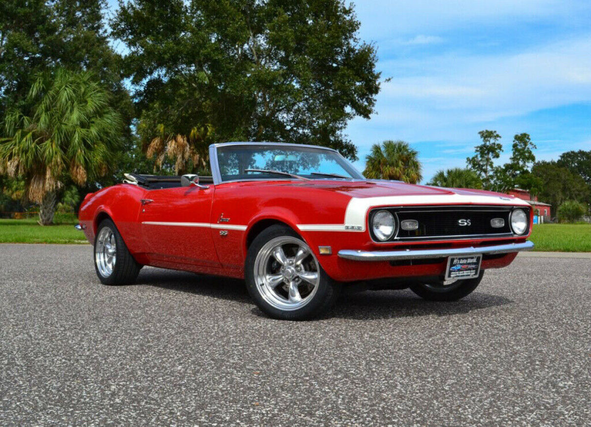 1968 Chevrolet Camaro Big Block Engine, Vintage A/C, Factory Red Car - photo 12