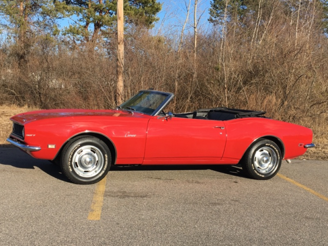 1968 CHEVROLET CAMARO CONVERTIBLE MATCHING NUMBERS 327 AUTOMATIC POWER STEERING 1968 Chevrolet Camaro CAMARO CONVERTIBLE MATCHING NUMBERS