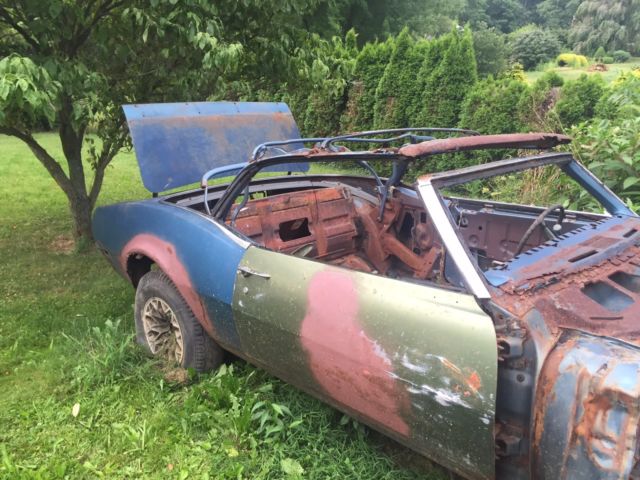 1968 Chevrolet Camaro Convertible Project Car With Clear Title 1968 Chevrolet Camaro