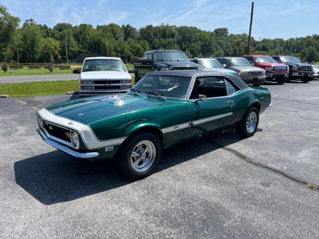 1968 Chevrolet Camaro Coupe Green RWD Manual SS 1968 Chevrolet Camaro SS