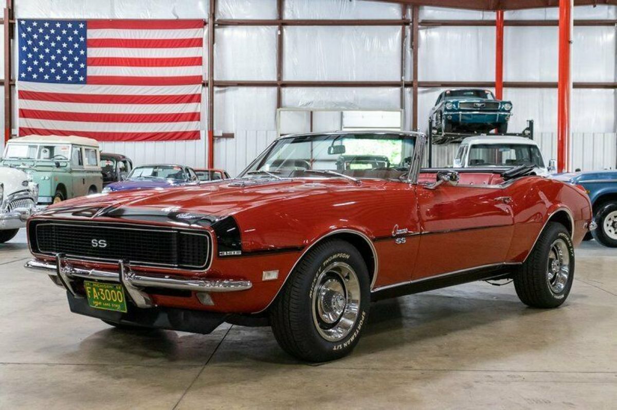 1968 Chevrolet Camaro RS 65856 Miles Red Convertible 396ci V8 4-Speed Manual 1968 Chevrolet Camaro RS