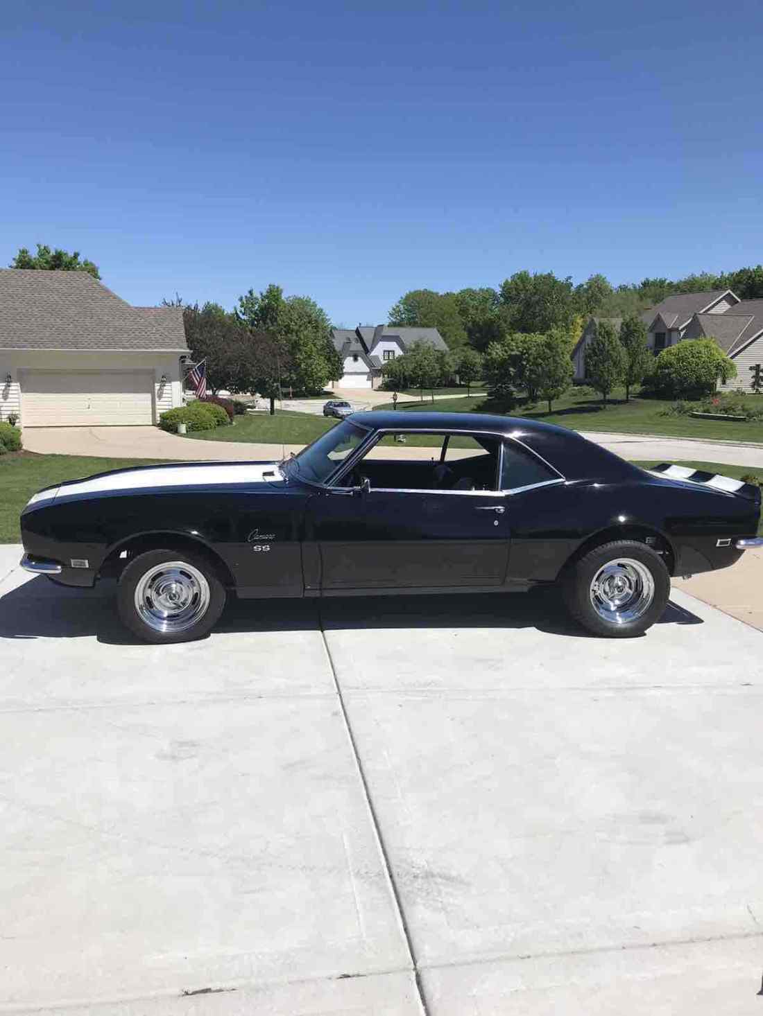 1968 Chevrolet Camaro Sportscar Black RWD Automatic SS 1968 Chevrolet Camaro SS