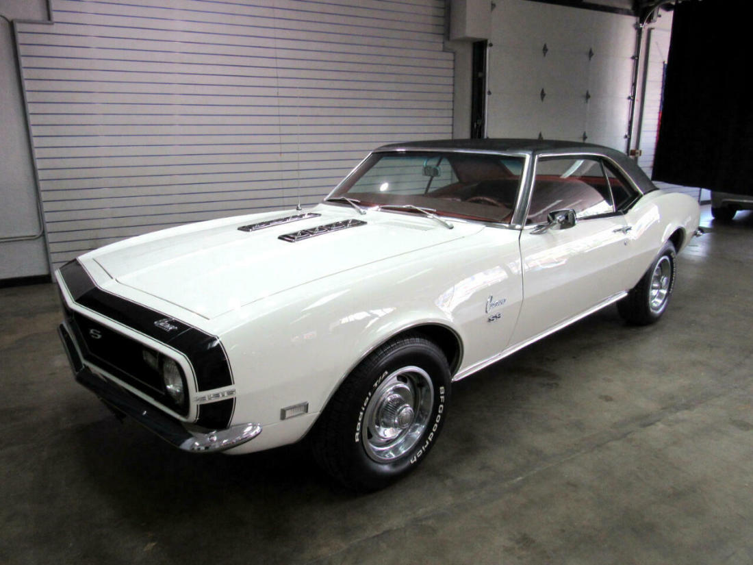 1968 Chevrolet Camaro SS 104,603 Miles White American Muscle Car Select Automati 1968 Chevrolet Camaro SS
