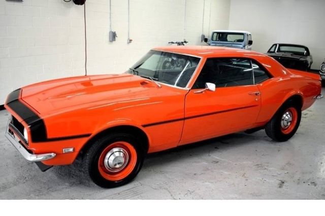 1968 Chevrolet Camaro SS 327 V8 55,467 Miles Orange Coupe V8 5.3L Manual 1968 Chevrolet Camaro SS 327 V8