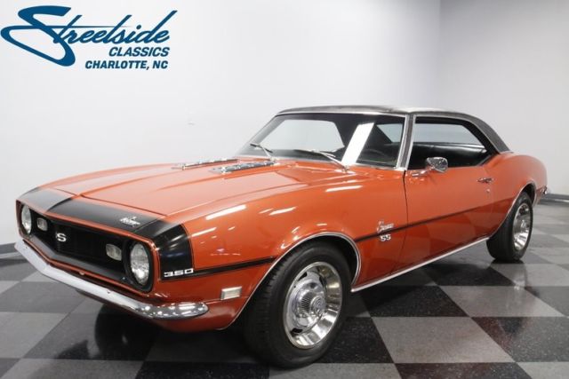 1968 Chevrolet Camaro SS 350 39248 Miles Orange Coupe 350 V8 4 Speed Manual 1968 Chevrolet Camaro SS 350