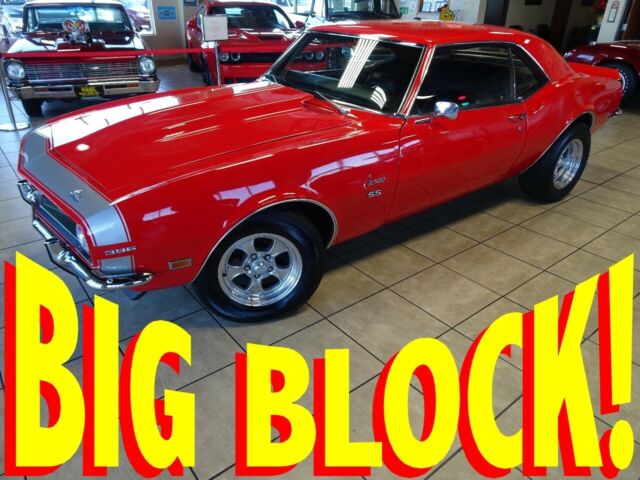 1968 Chevrolet Camaro SS 396 37606 Miles Red 396 Automatic 1968 Chevrolet Camaro 396