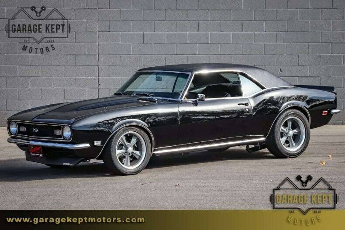 1968 Chevrolet Camaro SS Black Coupe 355 V8 12347 Miles 1968 Chevrolet Camaro SS