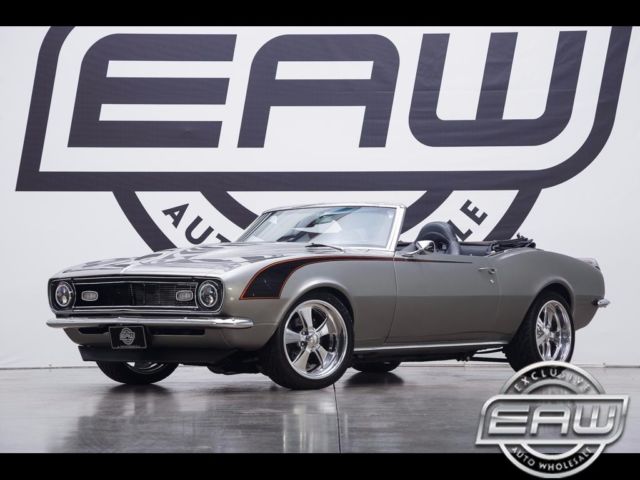 1968 Chevrolet Camaro SS Convertible 865 Miles Gray 502 H.O. BIG BLOCK V8 Autom 1968 Chevrolet Camaro Convertible