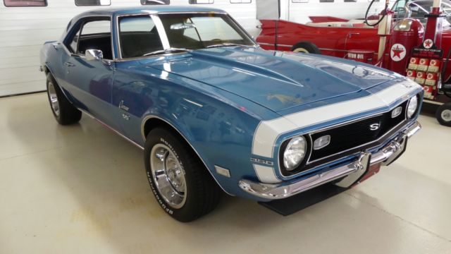 1968 Chevrolet Camaro SS Tribute 41066 Miles Blue 2 Door Hard Top 350 Manual 4-S 1968 Chevrolet Camaro SS Tribute