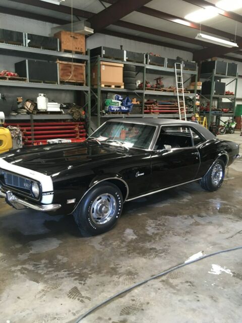 1968 Chevrolet Camaro (Ten Year Restoration with mostly N.O.S.parts) 1968 Chevrolet Camaro Tuxedo Black, Black Houndstooth,Vinyl top