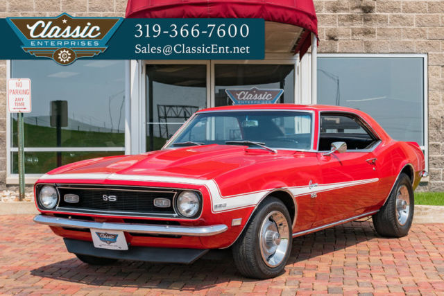 1968 Chevrolet Camaro V8 4 Speed 350 V8 4 Speed Manual Coupe Red 1968 Chevrolet Camaro V8 4 Speed
