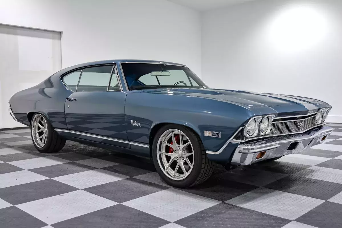1968 Chevrolet Chevelle Malibu 387 Miles BLUE Coupe Chevrolet Performance 6.2L 1968 Chevrolet Chevelle